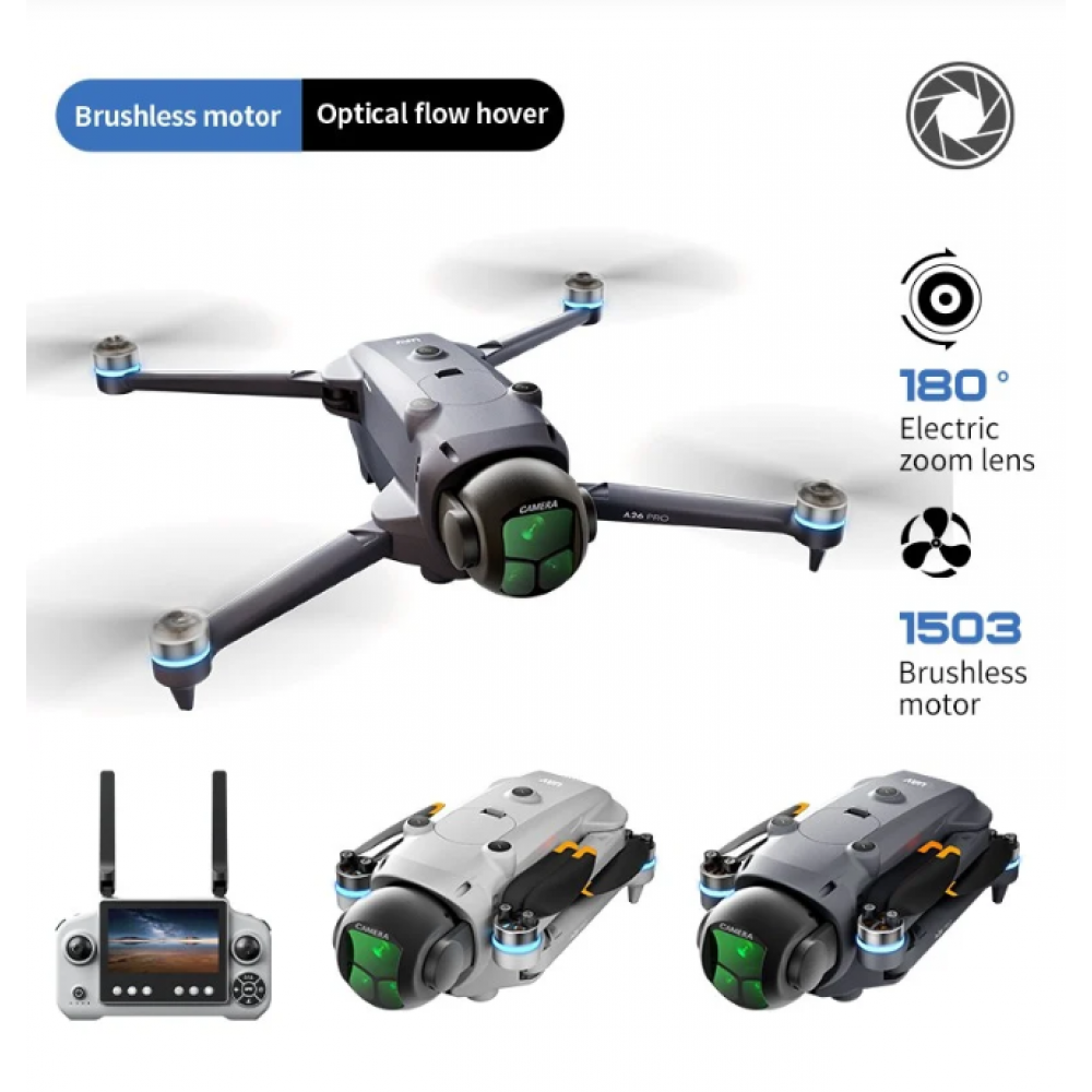A26 Pro Yük Taşıma Kancalı Çift Bataryalı Gpsli Drone