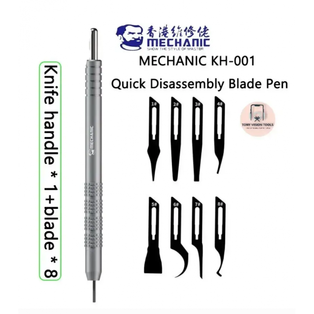MECHANİC KH-001 Hızlı Sökme Bıçak Kalem Seti, CPU Ana kart Sökme Seti