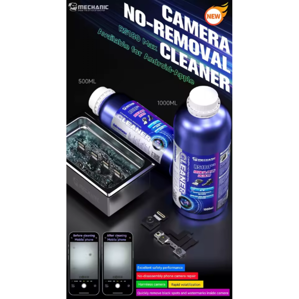 Mechanic RS180 Max telefon kamera temizleyici 500ml