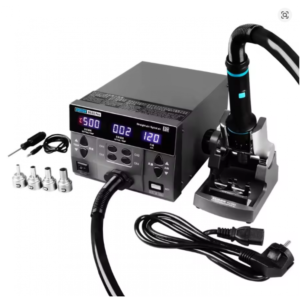 Sugon 8630 Pro 1300W Sıcak Hava Rework İstasyonu