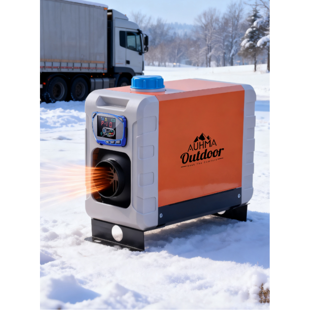Auhma AH6H3T 5kW 12V/24V Dijital Ekranlı Webasto Tip Dizel Isıtıcı (2000W-5000W) - Tır, Kamyon, Karavan, Tekne İçin Taşınabilir Isıtma